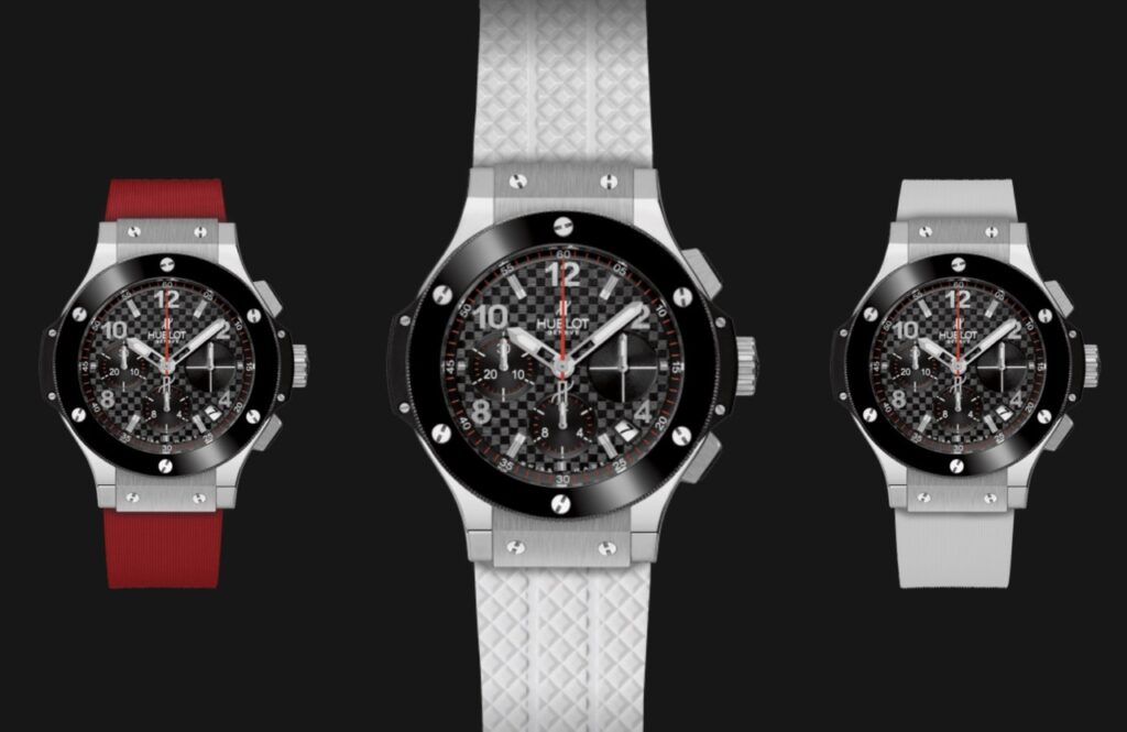 Hublot із каучуковим ременем для годинника