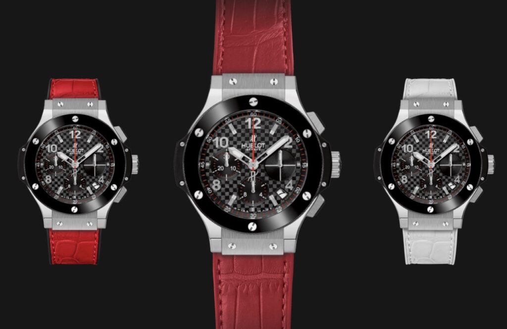 Hublot із шкіряним ременем для годинника