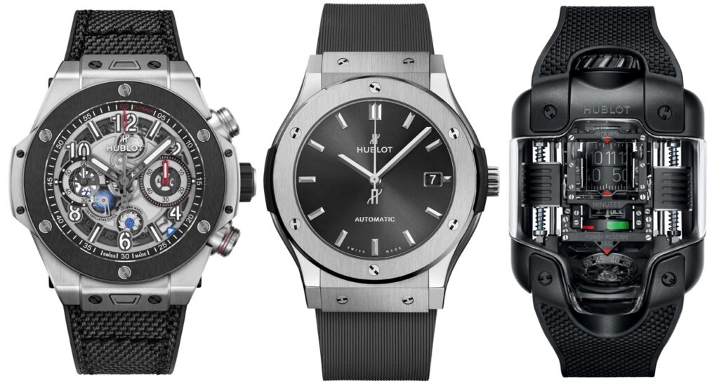 Колекції Hublot: Big Bang, Classic Fusion, Spirit of Big Bang Годинники Hublot Big Bang, Classic Fusion і Spirit of Big Bang