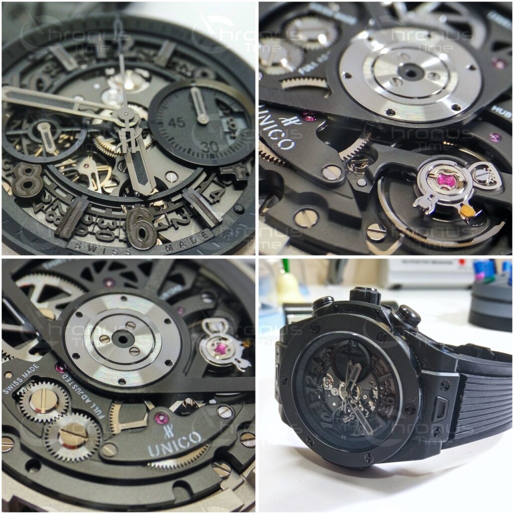 Ремонт механізму Hublot Big Bang Unico Black Magic 421.CI.1170.RX Ремонт механізму Hublot Big Bang Unico Black Magic 421.CI.1170.RX